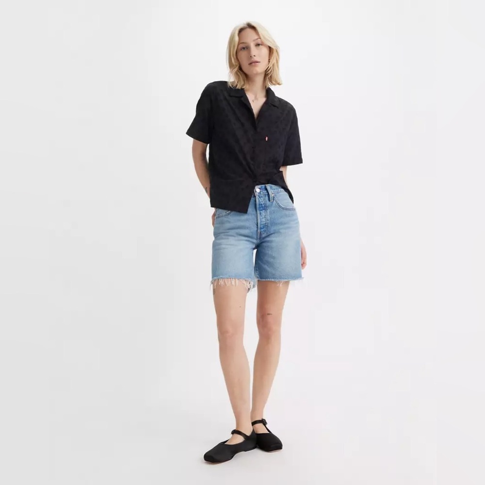Levi’s 501 Mid Length Denim Shorts